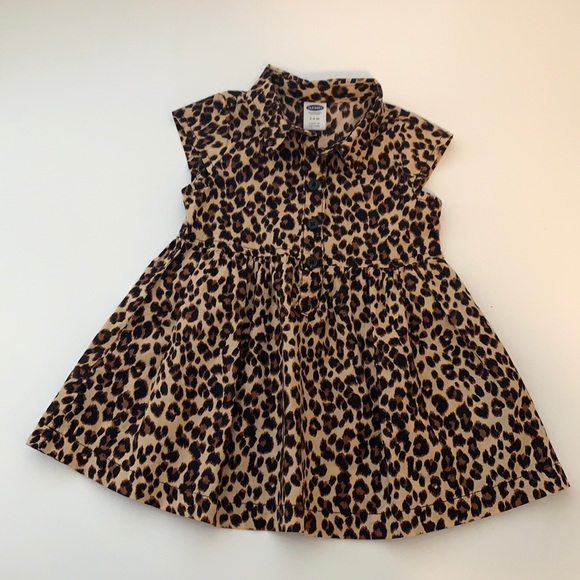 Old Navy Other - 4/$25 Cheetah print baby dress 3-6 months